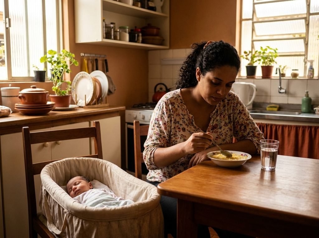 alimentação durante a amamentação com alimentos à base de milho